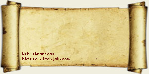 Nadja Joksić vizit kartica